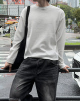 Moen Waffle Crop Long Sleeve T-Shirt