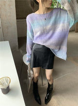 Turtleneck loose fit knitwear