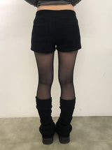 スインニットショート裏起毛パンツ