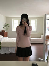 Rubin off-shoulder knitwear (2 colors)