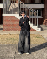 セリンカーブバルーンデニムパンツ