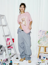 ANGEL BEAR TEE PINK