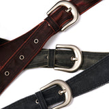 [Ham Junsoo Collaboration] HH Washed Nylon Belted Bag (Denim Burgundy)