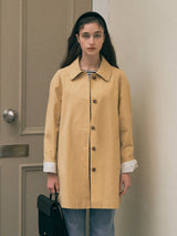 HALF TRENCH COAT BEIGE