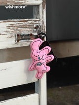 Plush Rabbit Doll Car Keychain School Bag Pendant