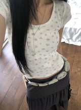 ロボンサテンローズリボンベルト