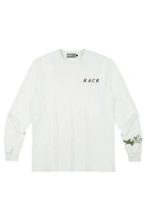 エンブロイダードブレスレット長袖Tシャツ