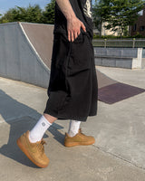 FLIN SIDE PLEAT BERMUDA SWIM PANTS