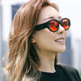 D.fox Original Glossy Black / Red Tint Lens