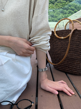 Rear Cooling Linen Round Knit / 4 colors