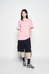 25SS MIX TYPE GRAPHICS SHORT SLEEVE T-SHIRT LIGHT PINK