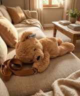 Side Teddybear Backpack [BROWN]