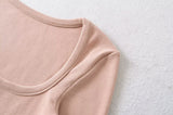 Eline Square Line Knit Top