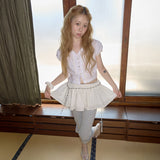 star pearl chain belt silver