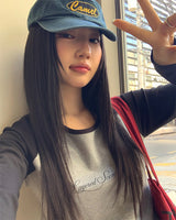 [ORIGINAL] レイヤードラグランロングスリーブTシャツ