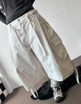 Riley Rope Curve Cargo Balloon Bermuda Shorts 2color