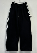 FLEECE❤TRACK LINE 3 LINE LONG PANTS ❤🖤🤍💙🩶5COLOR