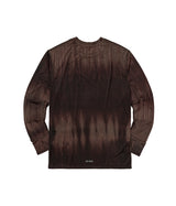 Air Vent Tie-Dye Racing Finger Watch-Hole Long Sleeve (Brown)