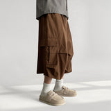 Dur Lip One Tuck Cargo Bermuda Pants (5 colors)