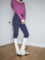 LONG LEGGINGS & SKIRT (NAVY)