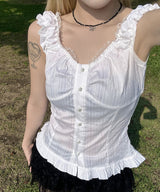 frill blouse (2colors)