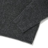 COLLECTION ROUND NECK KNIT [CHARCOAL]