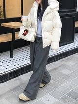 [MADE] ENTOL VELOUR WIDE PANTS