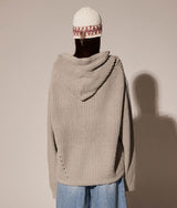 TASSEL STRING HALF ZIP UP
