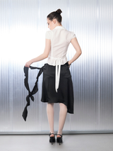 Lacy Bow Shirt [White]