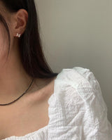 (silver925) ラブリーリボンピアス type2 *silver