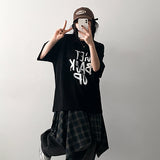 ワデットレイヤードチェックカンカンスカート