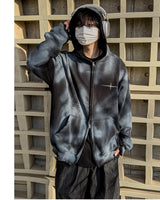 Anarchy Dirty Washing Hoodie Zip-up Warmer