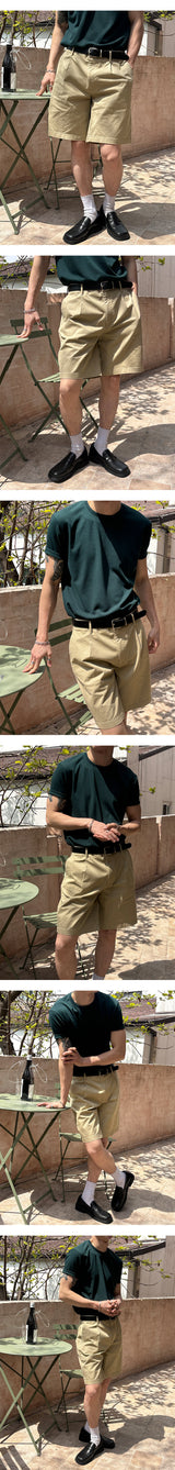 [S/S] クーリングライクニットハーフTシャツ(10color)