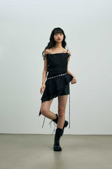 NYX MINI DRESS / BLACK