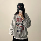 Shunnel Vintage Crack Printed Sweatshirt