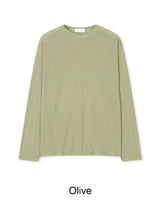 ルエンサマーストライプ長袖Tシャツ