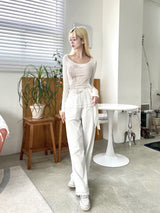 1468. Ballet printing ribbon T (2color)