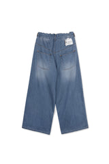 TENCEL WIDE DENIM PANTS (BLUE)