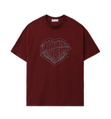 Face Heart Boxy Fit Short Sleeve T-shirt