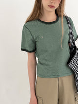 [ORIGINAL] Romi Striped Short Sleeve T-shirt
