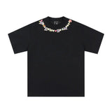 Embroidered Neck Logo Tee