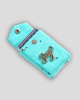 Flower Walk Zip-Up vest Mint