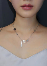 [MADE] rose arc trail necklace