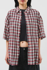 Bear Check Half Shirt (2color)