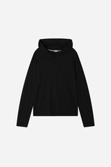 No.1484 フードボタンTシャツ (4color)
