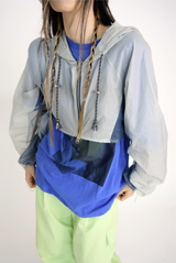 rain short hood jumper(3color)