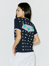  STAR RINGER TEE NAVY