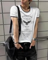 Eagle Graphic Cropped Muscle Tee