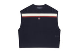 DOUBLE LINE WAFFLE KNIT VEST