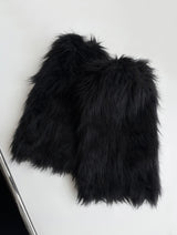 Wolf Fur Leg Warmers